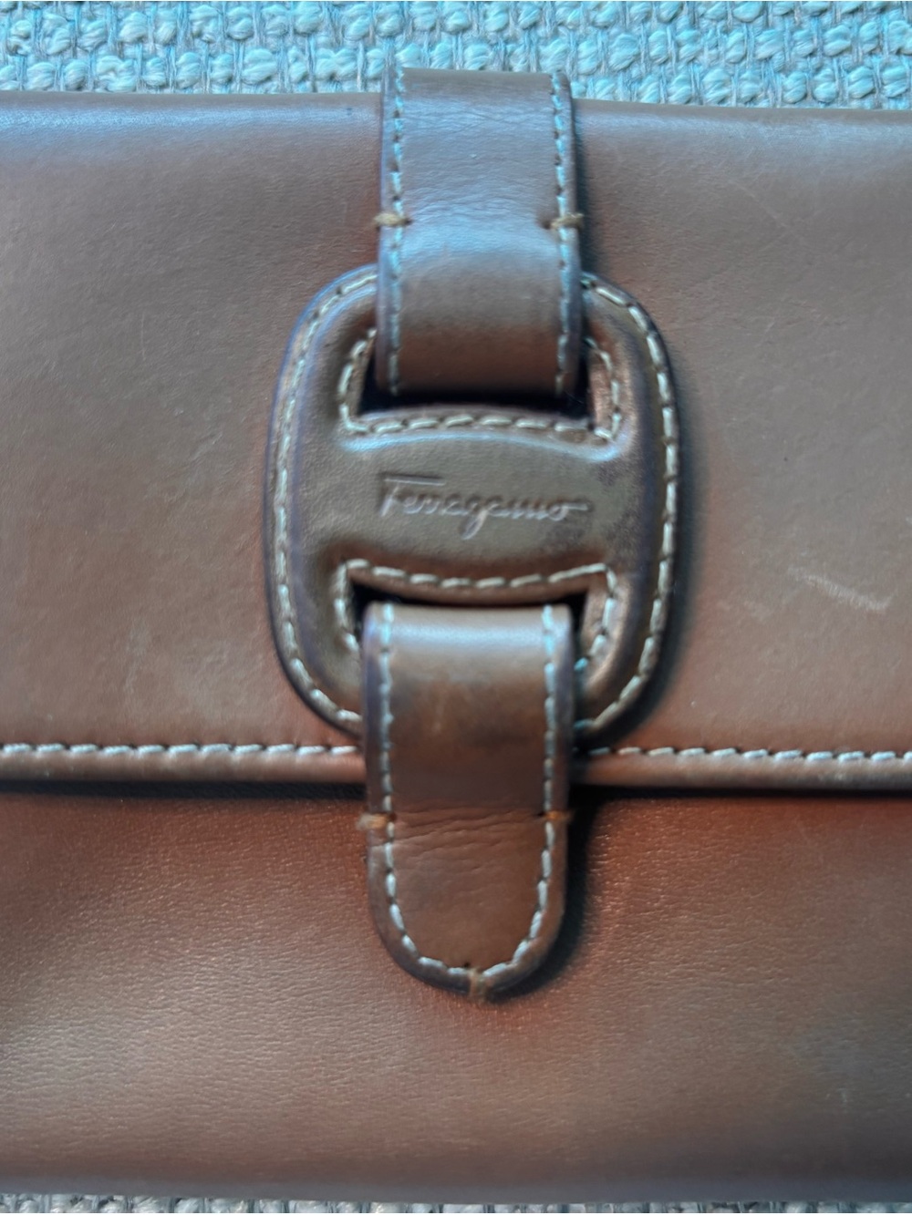 Salvatore Ferragamo Brown Leather Wallet
